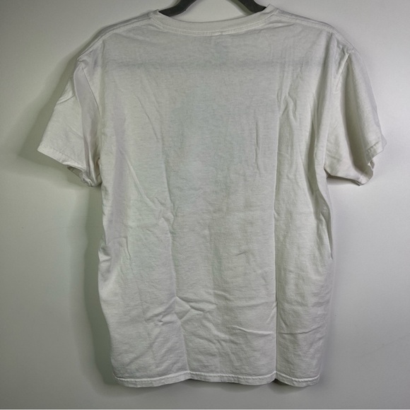 Vintage Disney Mickey Mouse & Friends Christmas Sleigh T Shirt White Size Medium - Picture 3 of 7